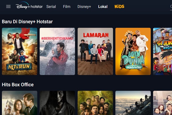Daftar link dan aplikasi nonton film Indonesia online - Disney+ Hotstar